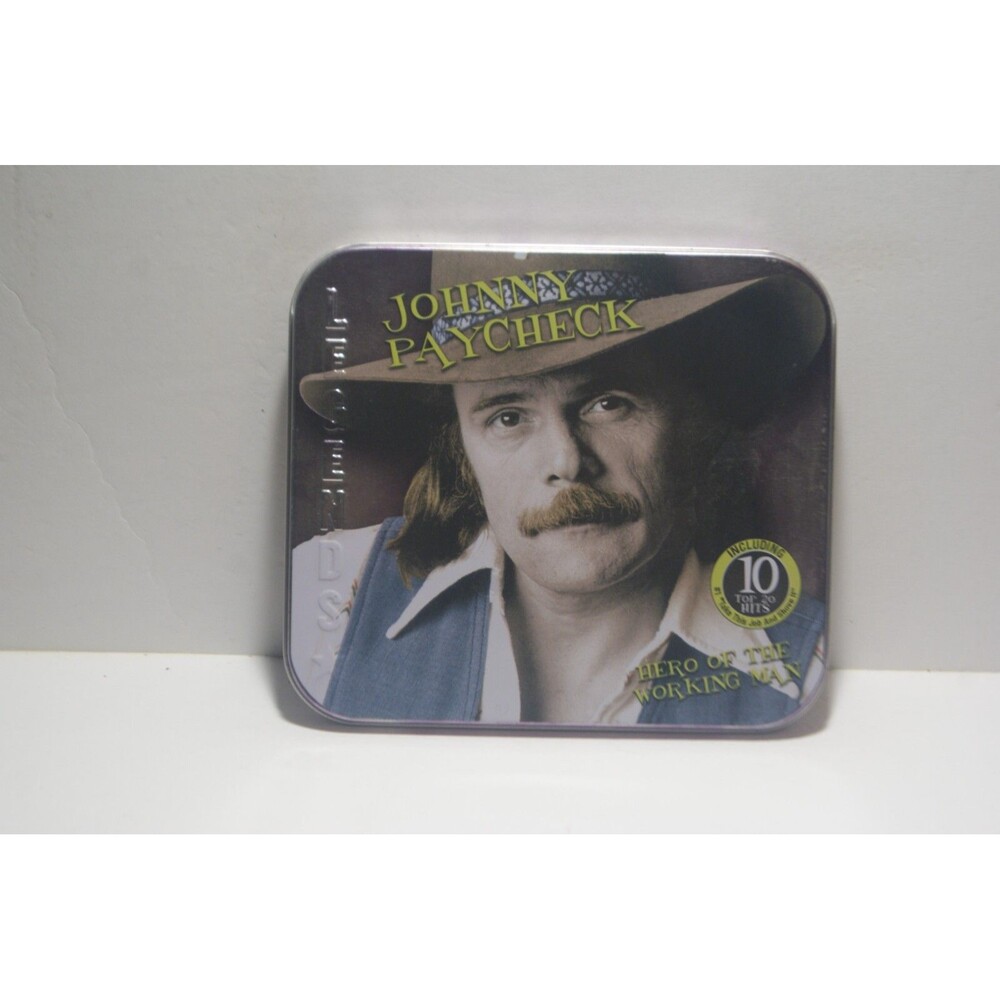 Johnny Paycheck Hero of The Working Man CD Metal Tin 2010 Take This Job Hit